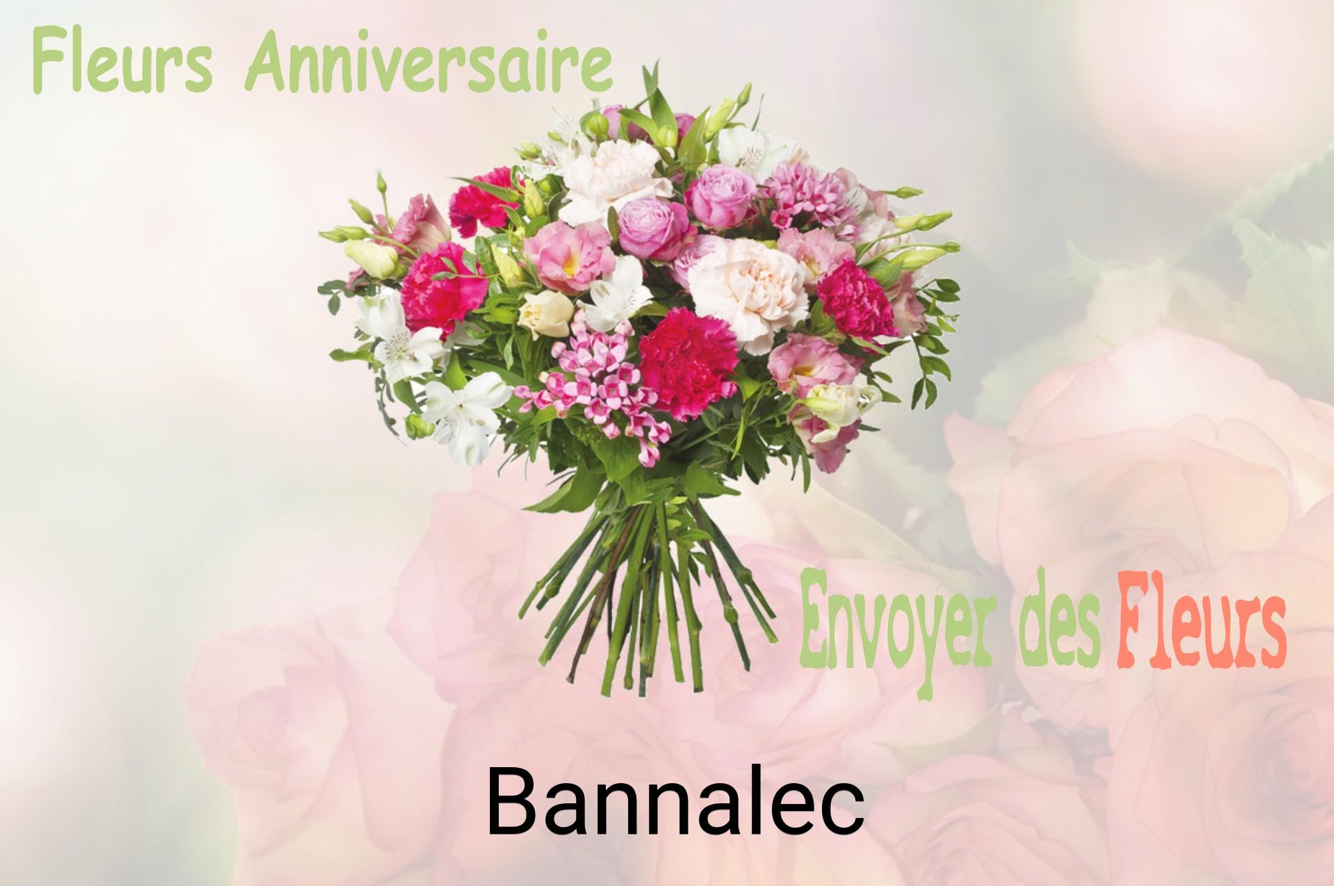Bouquet de fleurs d’anniversaire livré à Bannalec